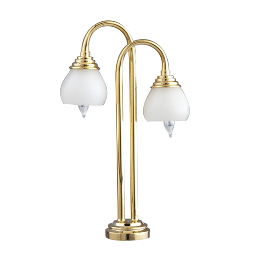 HW2536 Double Tear Drop Lamp by Houseworks