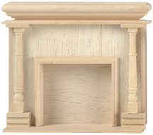 HW2401 Fireplace with turnings by Houseworks 