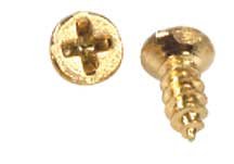 HW1106 Tiny Brass Screws by Houseworks