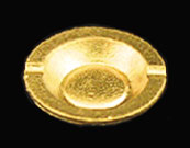 ISL2580 Gold Ashtray by Island Crafts