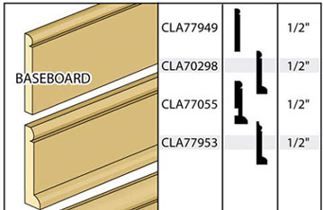 CLA77953 Baseboard Molding/Trim by Classics