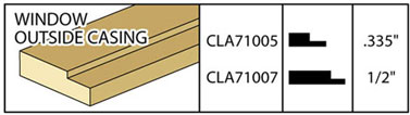 CLA71007 Window Casing Outside by Classics