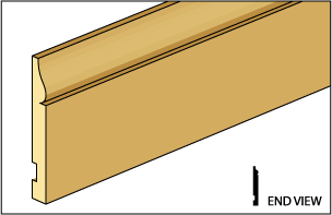 NE945 BASEBOARD MOLDING / TRIM