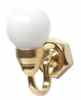 HWH2007 1/2 inch scale Wht Remov. Globe Sconce by Houseworks 