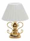 HW2532 Ornate Table Lamp/fluted Shade by Houseworks 