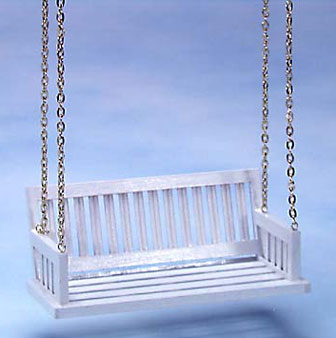 CLA74083 White Porch Swing by Classics