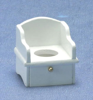 CLA01225 White Potty Chair by Classics