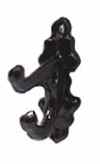 ISL24441 Black Coat Hook by Island Crafts