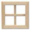 HWH5004 1/2 inch scale single 4-light Window by Houseworks 