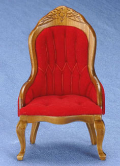 CLA10285 Burgundy Victorian Ladys Chair by Classics