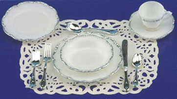 CB098 - One Place Setting-Silver Trim