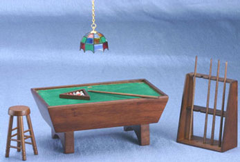 CLA91324 Walnut Pool Table Set by Classics