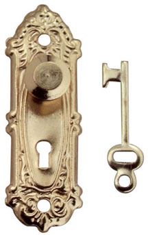 CLA05578 Opryland Door Handle Set with Key by Classics