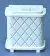 CLA10667 White Clothes Hamper by Classics