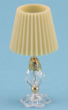 CB116 - Crystal Table Lamp with Gold Trim