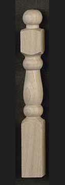 HW7012 Turned Newel Post -6 Pieces by Houseworks