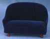 CLA10694 Dark Blue Velvet Sofa by Classics