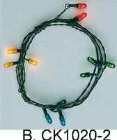 CK1020-2 12 Bulb Colored Christmas String by Cir-Kit