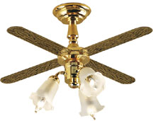 HW2721 3 Tulip Ceiling Fan by Houseworks 