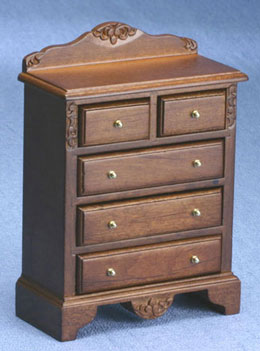 CLA10803 Walnut Chest of Drawers by Classics