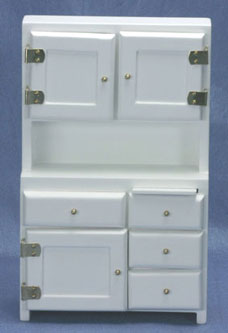 CLA10203 White Kitchen Hutch by Classics