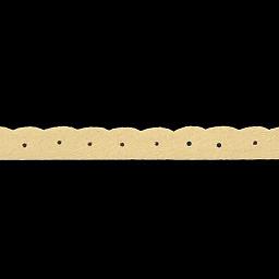 HW7178 Small Scalloped Gingerbread Moulding by Houseworks