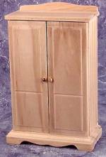 CLA08624 Armoire - Unfinished by Classics