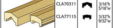 CLA77115 Top Porch Railing by Classics