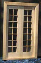 HWH6011 1/2 inch scale Classic French Door by Houseworks 