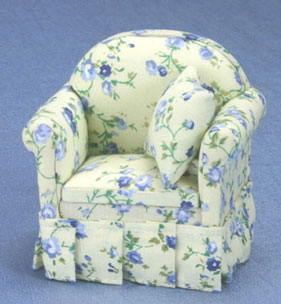 CLA10779 Floral Chair with Pillow by Classics