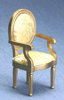 CLA10819 Gold Arm Chair by Classics