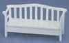 CLA10737 White Garden Bench by Classics