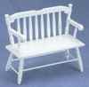 CLA10510 White Deacon Bench by Classics 