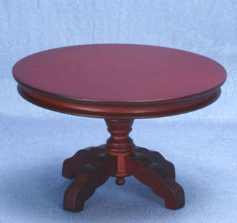 CLA10546 Mahogany Round Pedestal Dining Table by Classics