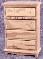 CLA08648 Chest of Drawers-Unfinished by Classics