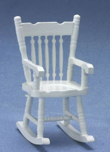 CLA10102 White Rocking Chair by Classics