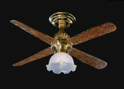 CK3952 Ceiling Fan w/Large Tulip Shade by Cir-Kit