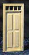 HWH6001 1/2 inch scale 4-panel Exterior Door by Houseworks  