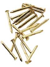 HW1128 Brass Pointed Pin Nails 6mm by Houseworks