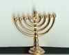 ISL25021 Small Menorah, Gold Color by Island Crafts