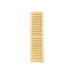 HWH5025 1/2 inch scale Louvered Shutters -pair by Houseworks 