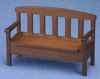 CLA10743 Walnut Garden Bench by Classics