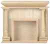 HW2401 Fireplace with turnings by Houseworks 