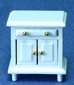 CLA10071 White Night Stand by Classics