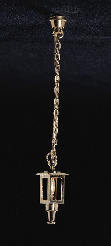 CK3376 Brass Colonial Hanging Coach Lamp by Cir-Kit