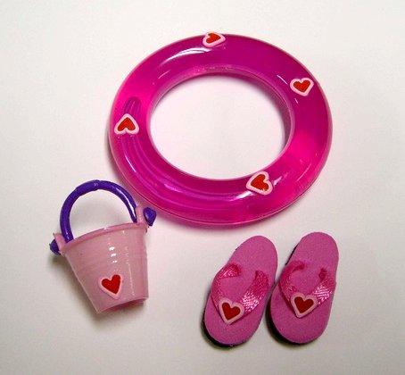 Pink Hearts Swim Set