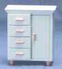 CLA10392 White/Pink Chest of Drawers by Classics