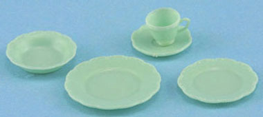 CB132J - Place Setting, 5Pc Jadite