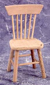 CLA08652 Straight Back Chair-Unfinished by Classics