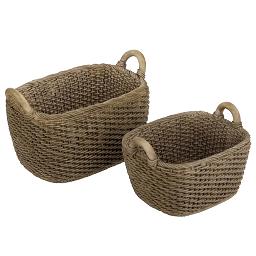 HW4024 Resin Oblong Baskets by Houseworks